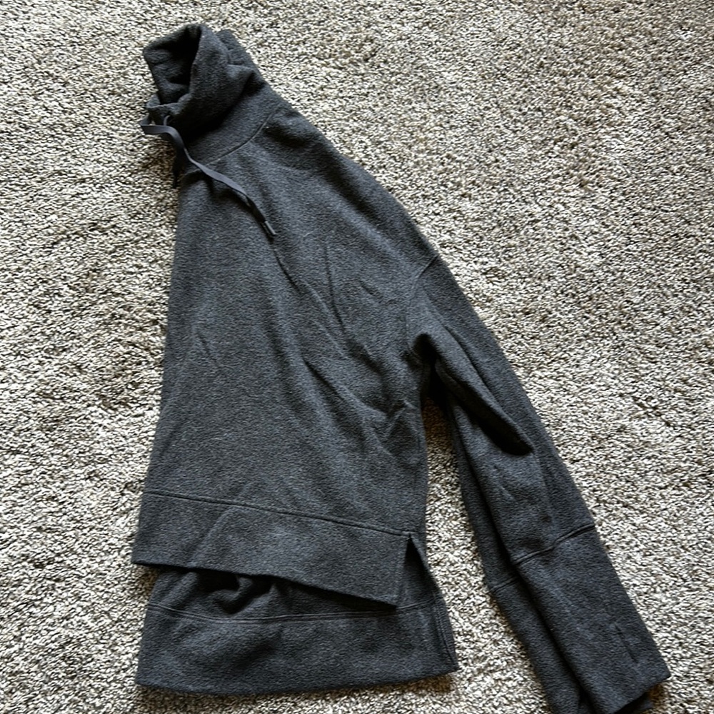 Dark Gray Turtleneck Sweater